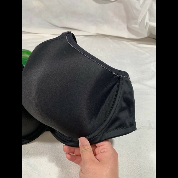 NEW $70 Elomi 'Bijou' Underwire Plunge Bra in Black [ SZ 44DDD‎ ] - Picture 5 of 8